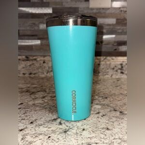 Corkcicle Aqua tumbler 16 oz